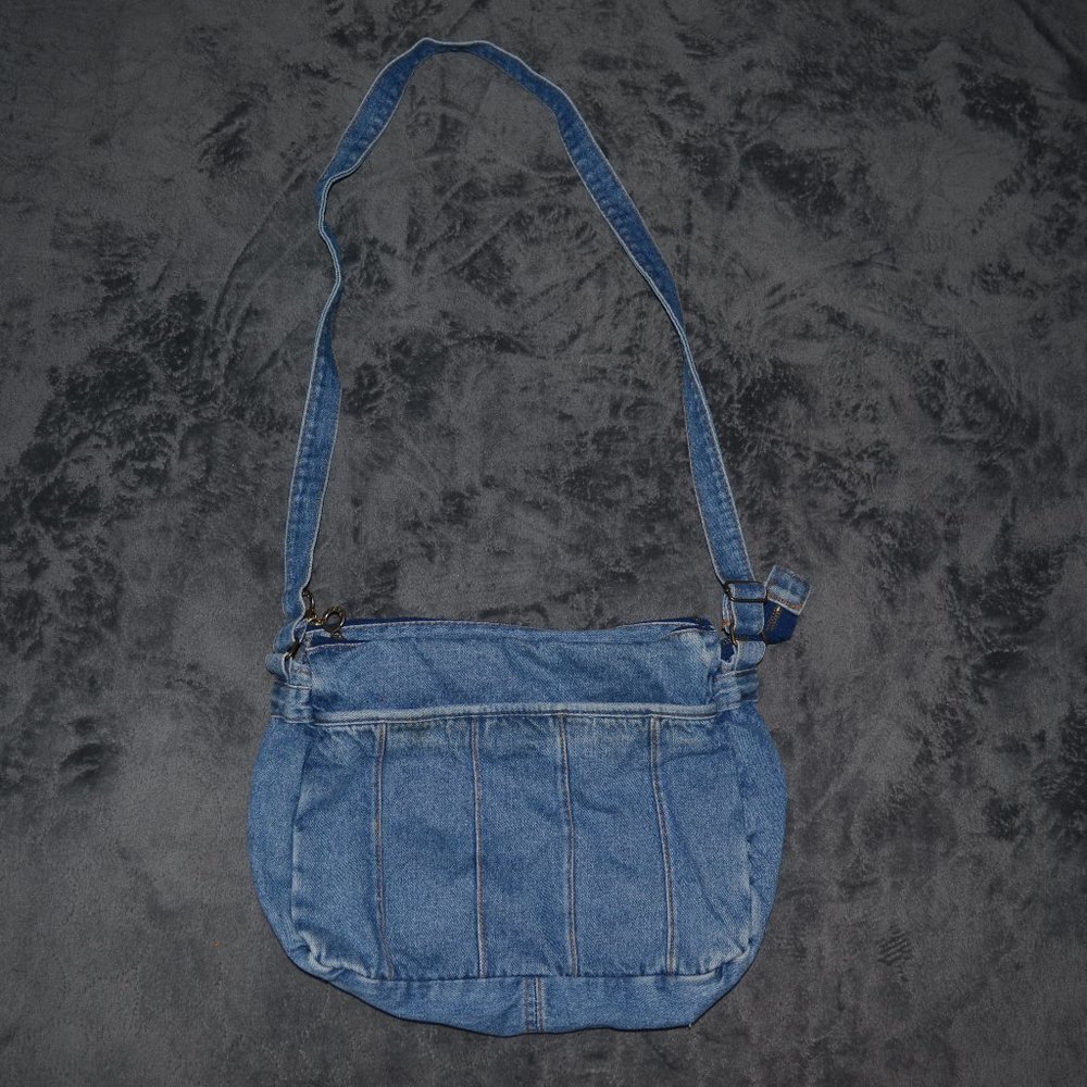denim purse